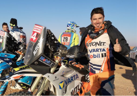 Mani Gyenes castiga la Dakar 2020